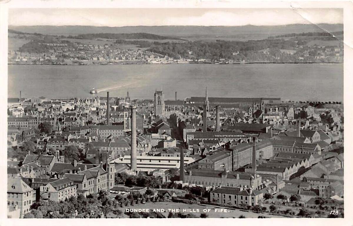 Panorama Dundee and the Hills of Fife, 1956