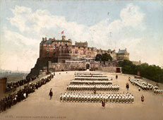 Edinburgh Castle and Esplanade, circa 1890