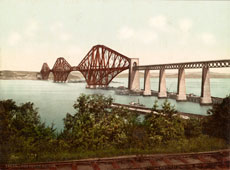 Edinburgh. Forth Bridge, circa 1890