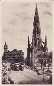 Edinburgh. Princes Street - Sir Walter Scott Monument