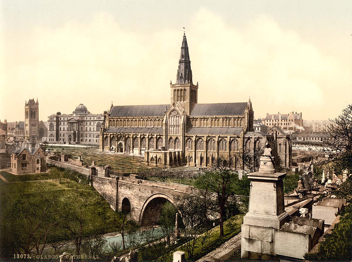 Glasgow. Cathedral, circa 1890