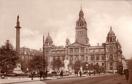 Glasgow. George Square and Municipal Buildings