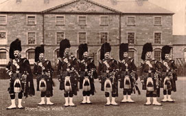 Glasgow. Pipers 'Black Watch', 1915
