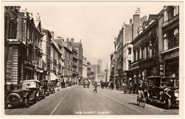 Cardiff. High Street, 1930