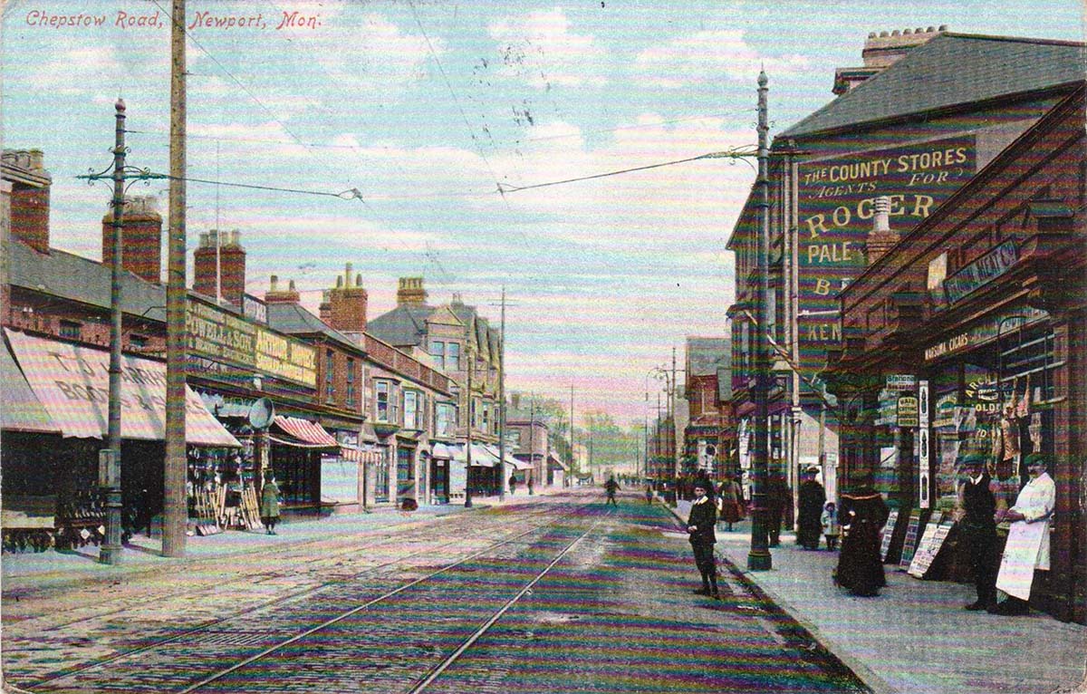 Newport. Chepstow road, 1907