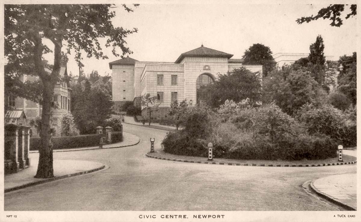 Newport. Civic Centre, 1935