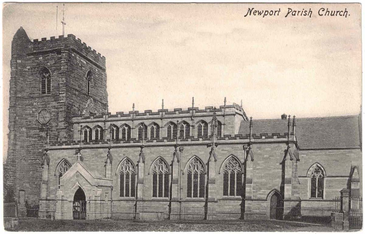 Newport. Parish Church, circa 1920