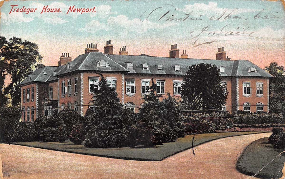Newport. Tredegar House, 1906