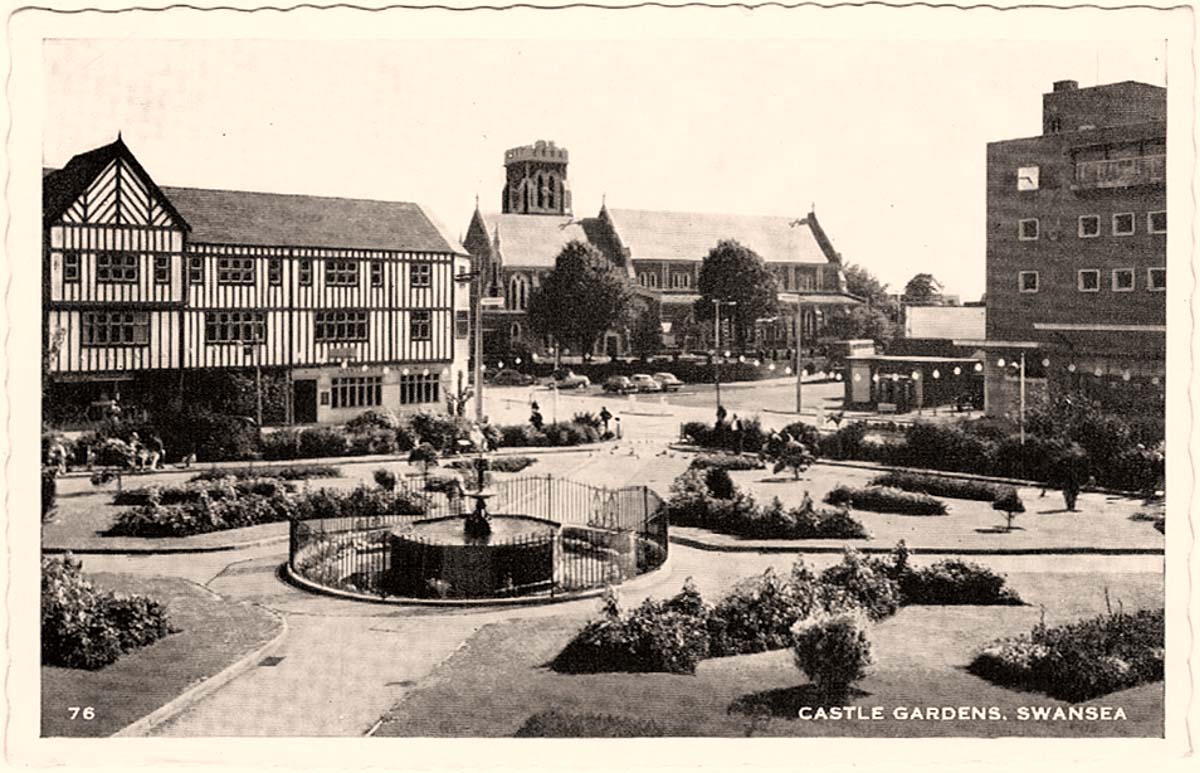 Swansea. Castle Gardens
