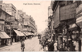 Swansea. High Street, 1905