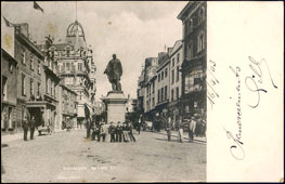 Swansea. Wind Street with Henry Hussey Vivian Monument, 1903