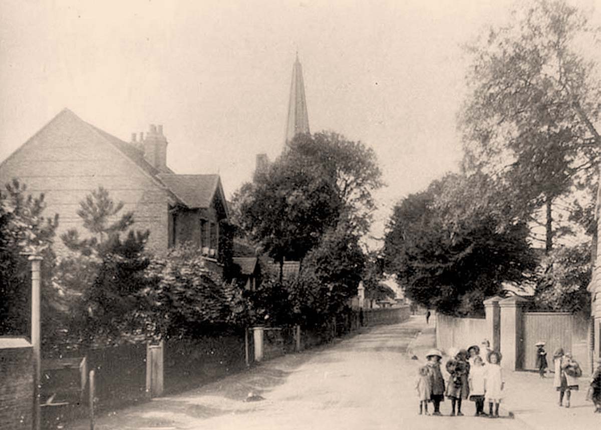 Barking and Dagenham. Dagenham - Crown Street, 1910