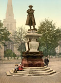 Bedford. Howard Statue, 1890