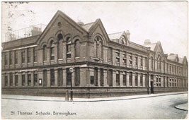 Birmingham. St Thomas' Schools, 1907