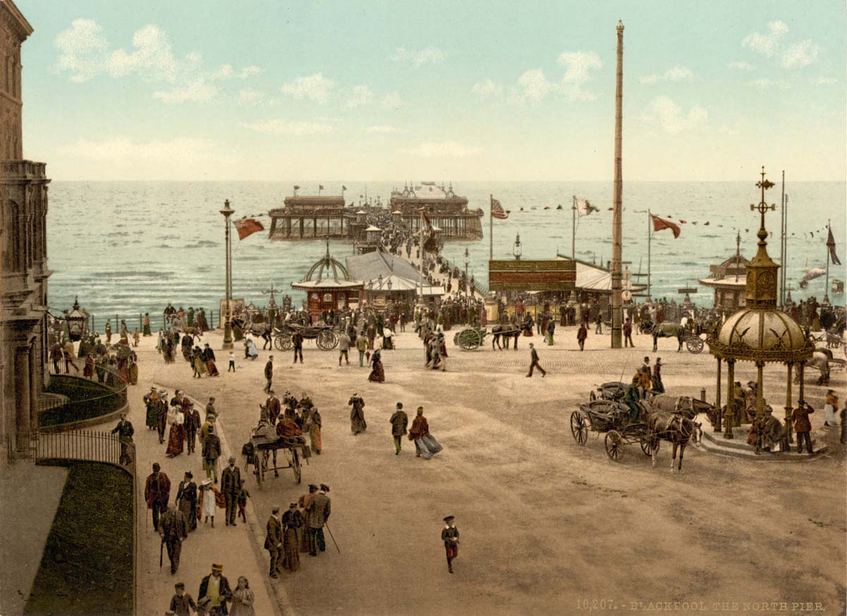 Blackpool. North Pier, circa 1890
