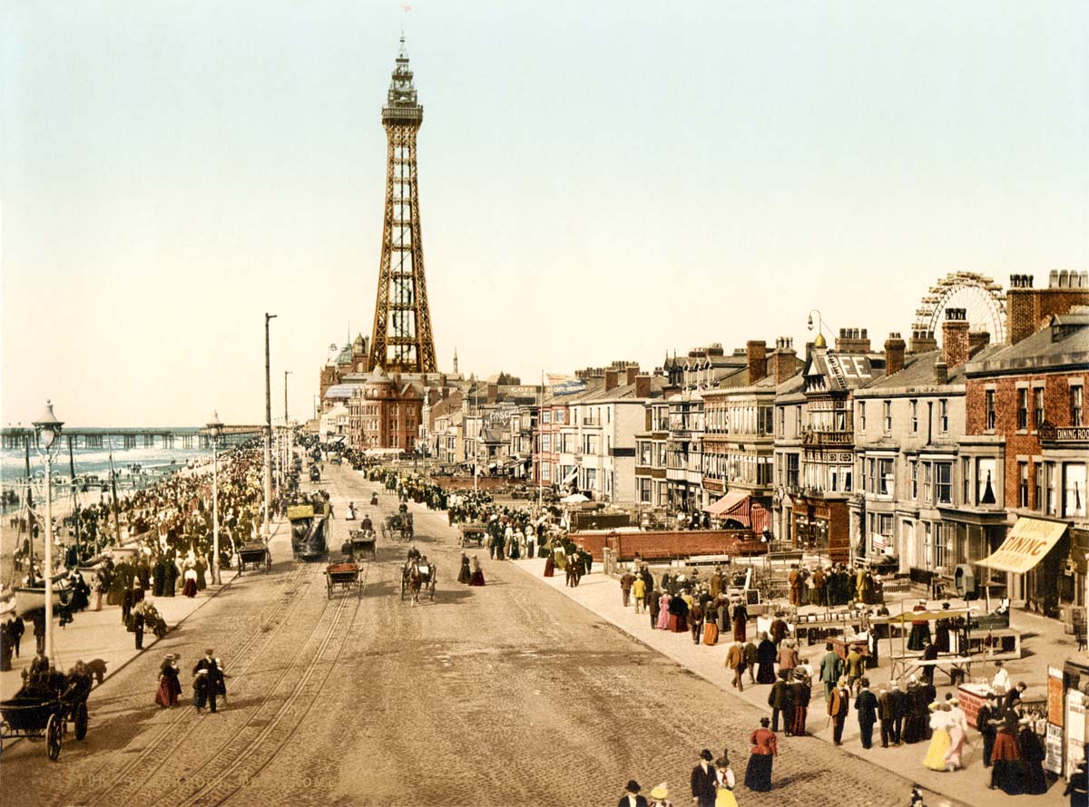 Blackpool. Promenade, circa 1890
