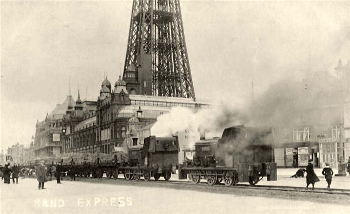 Blackpool. Shore, Train and Tower