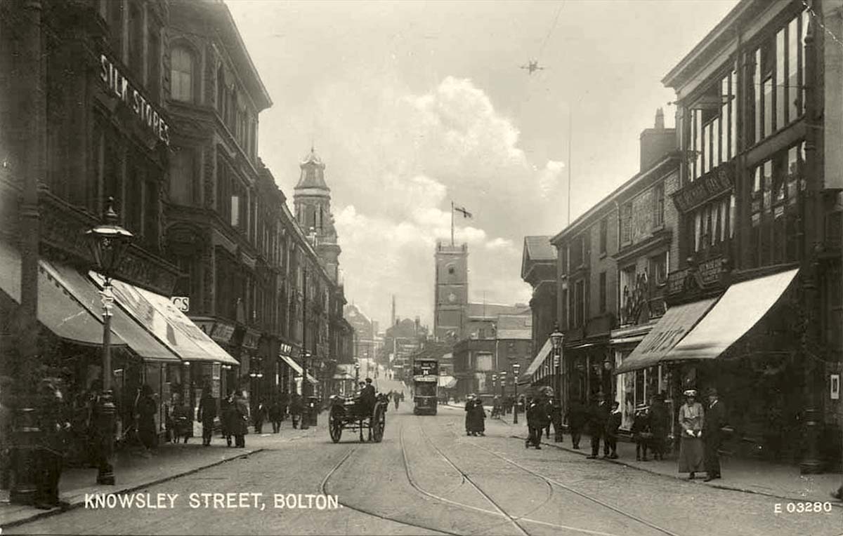 Bolton. Knowsley Street, 1918