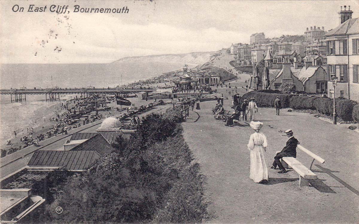 Bournemouth. East Cliff, 1911