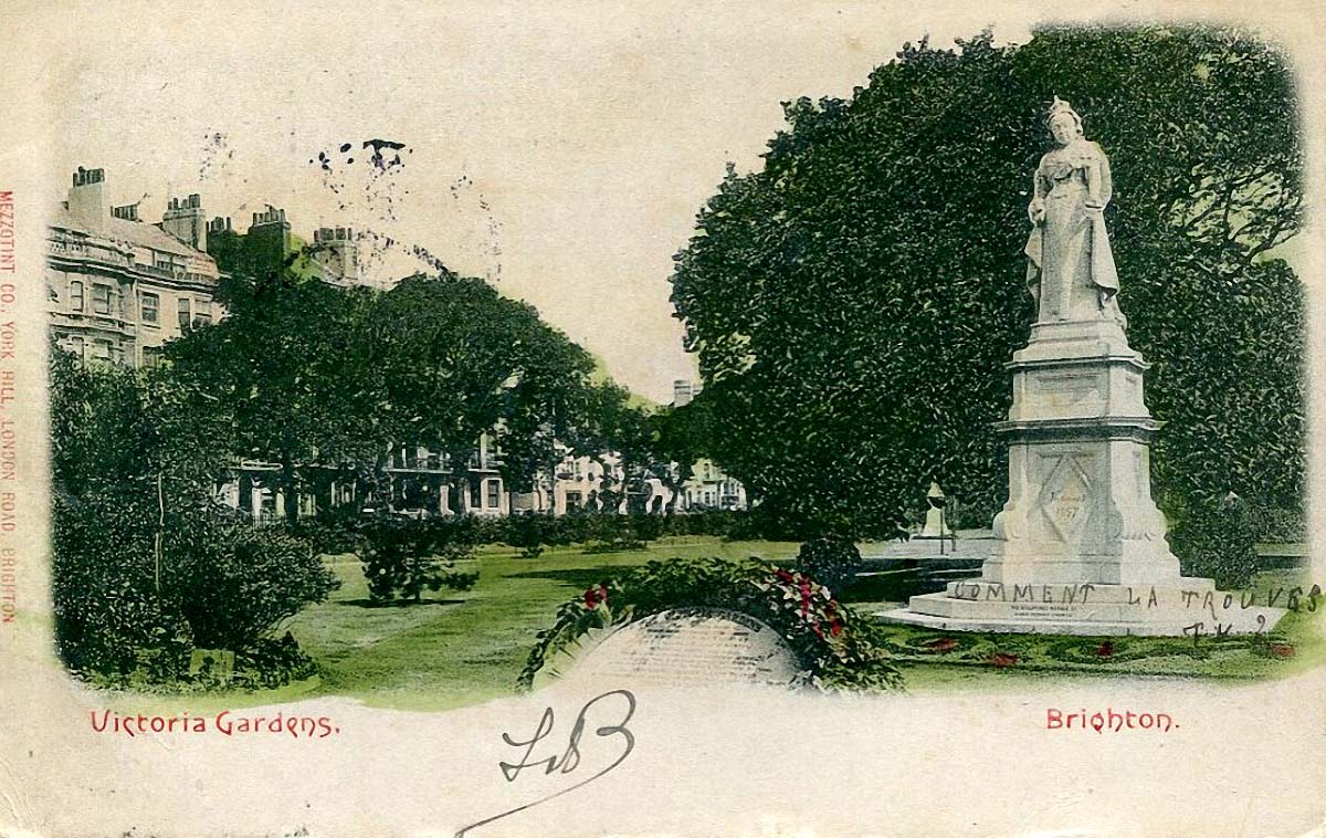 Brighton. Victoria Gardens, 1904