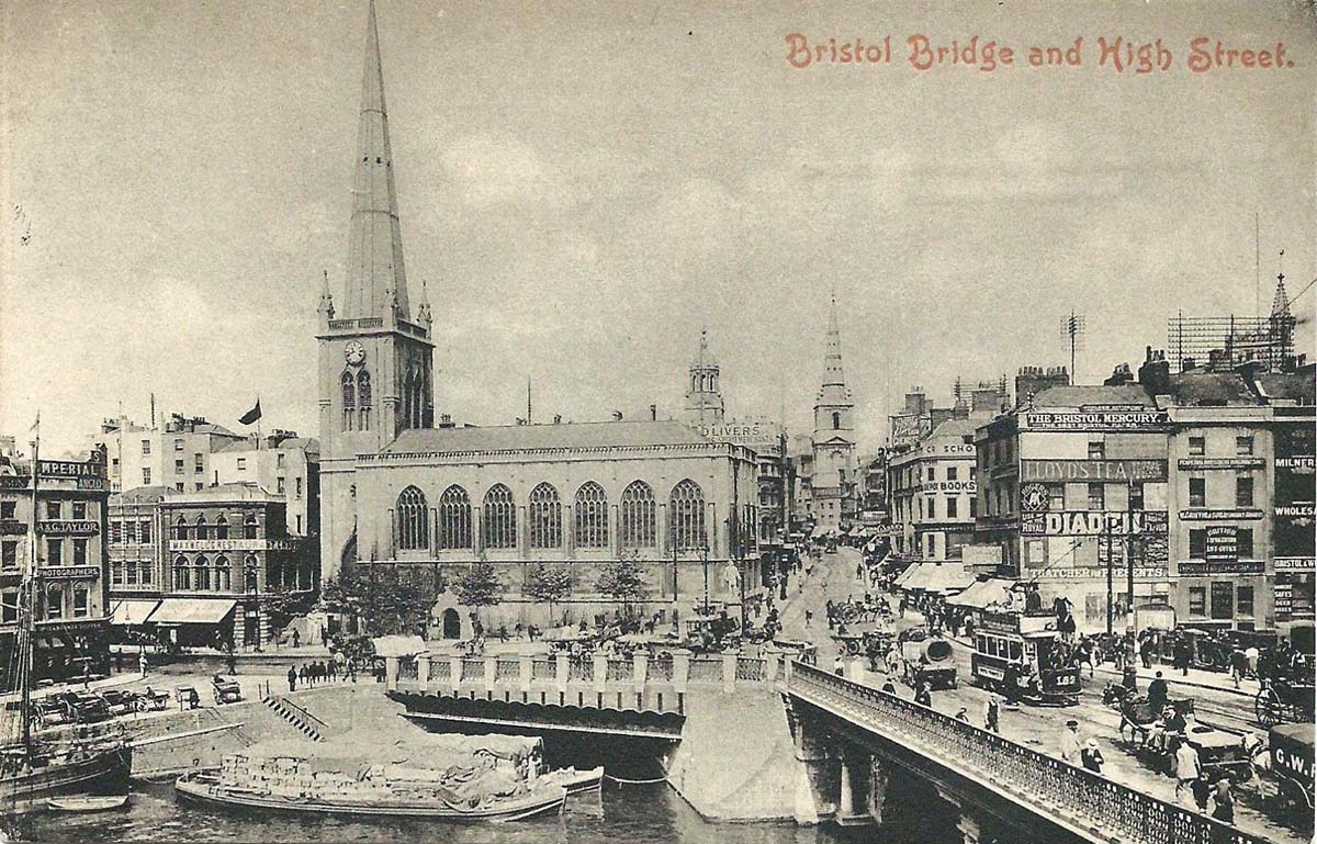 Bristol Bridge and High Street