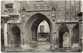 Bristol. St John's Arch