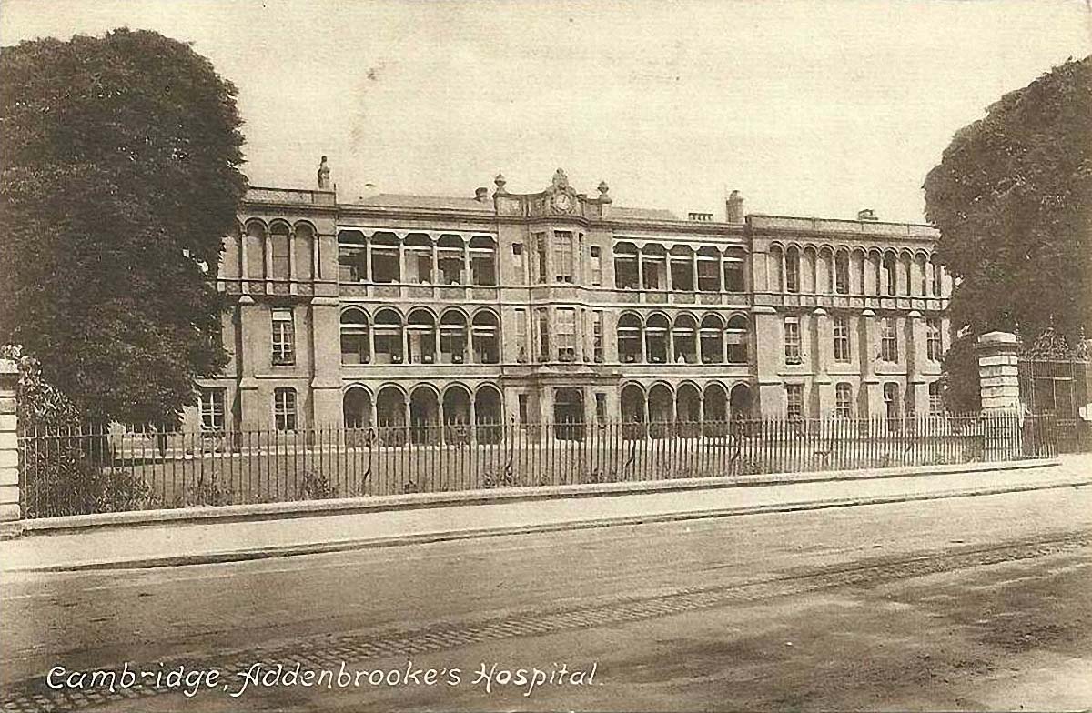 Cambridge. Addenbrookes Hospital, 1923