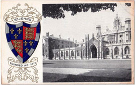Cambridge Colleges - St John's College, founded in 1511