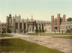 Cambridge Colleges - Trinity College, circa 1890