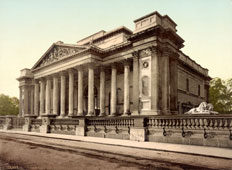 Cambridge. Fitzwilliam Museum, circa 1890