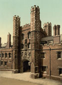 Cambridge. St John's Gateway, circa 1890