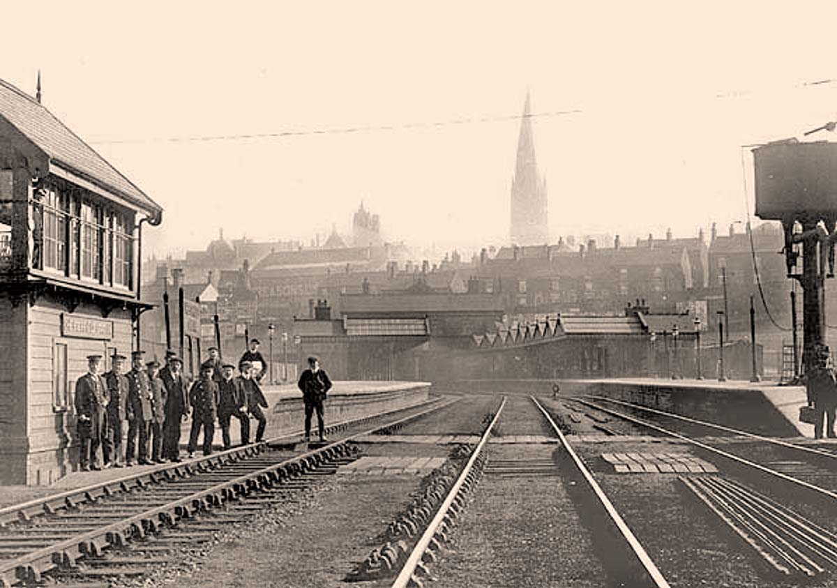 Chesterfield. Central Station, circa 1909