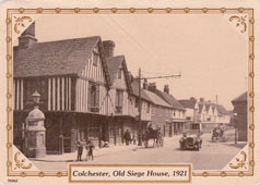 Colchester. Old Siege House, 1921