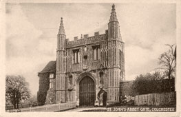 Colchester. St John's Abbey Gate, 1917
