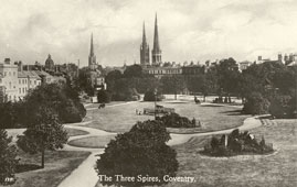 Coventry. Three Spires (Churches)