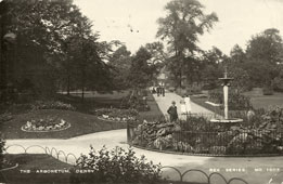 Derby. Arboretum - public park, open in 16 September 1840
