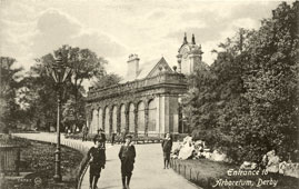 Derby. Arboretum, entrance in public park