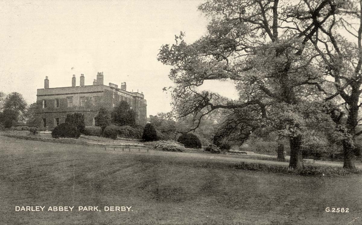 Derby. Darley Abbey Park, 1952