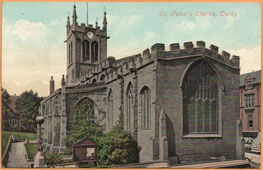 Derby. St Peter's Church, 1902