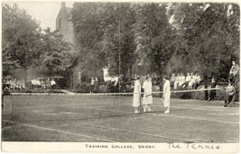 Derby. Training College, Tennis