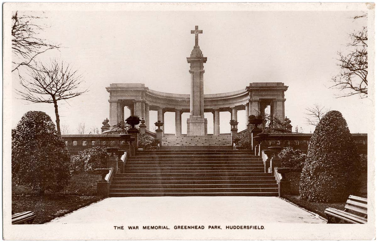 Huddersfield. Greenhead Park, War Memorial