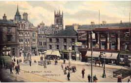 Huddersfield. Market Place, 1907
