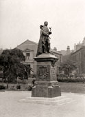 Huddersfield. Royal Infirmary and King Edward VII Statue