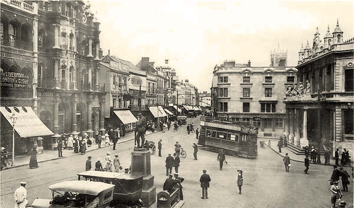 Ipswich. Cornhill, circa 1920