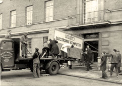 Ipswich. Delivery of computer company 'Elliott Brothers', 1957