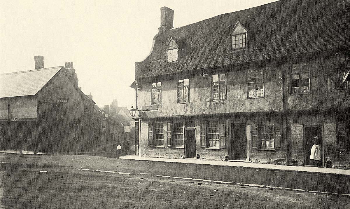 Ipswich. Duke Street from Fore Street, 1895
