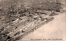 Kingston upon Hull. Riverside Quay from the Air