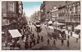 Leeds. Briggate, circa 1910
