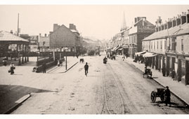 Leicester. Belgrave Road near the old railway station, 1902