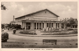 Leicester. De Montfort Hall, circa 1950